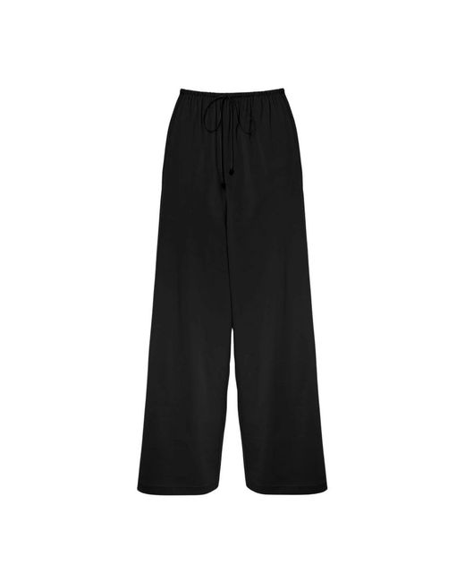 Wolford Black Wide Trousers