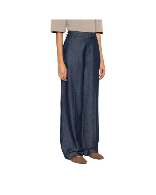 Calvin Klein Blue Wide Trousers