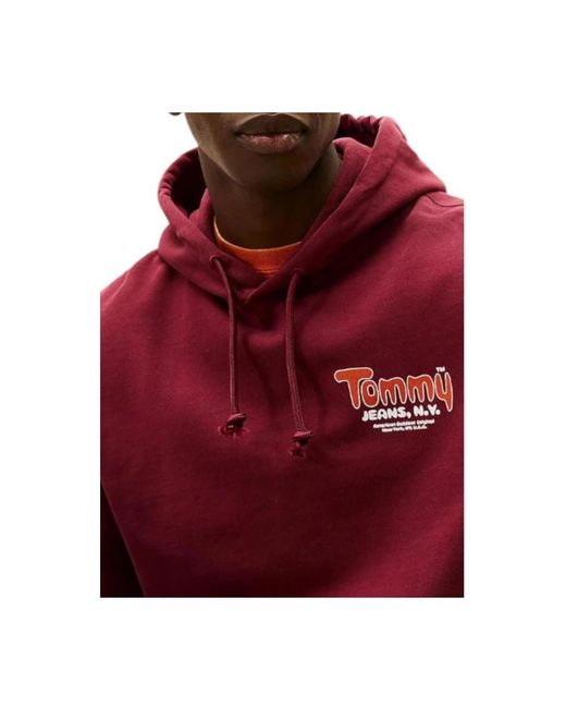 Tommy Hilfiger Red Hoodies for men
