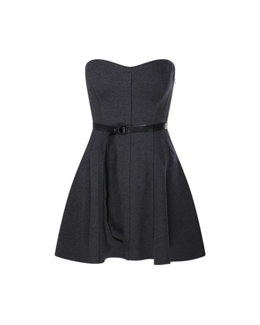 Short Dresses Norma Kamali de color Black