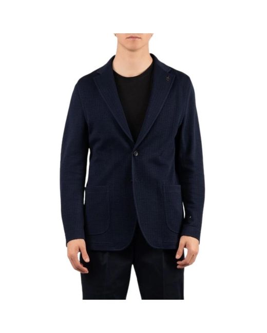 Paoloni Blue Blazers for men