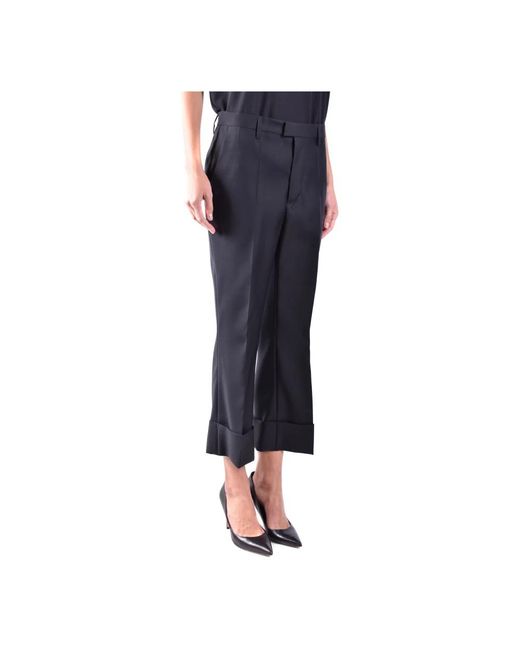 DSquared² Broeken ,Zwart ,Slim-Fit Broek in het Blue