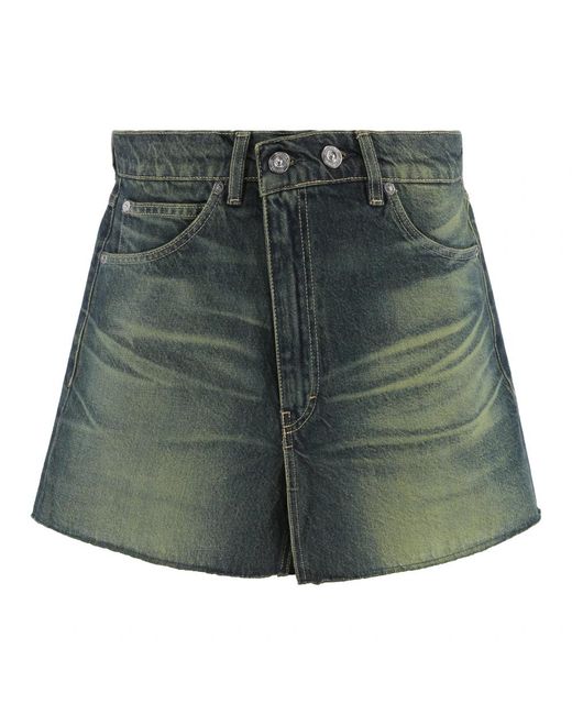 Our Legacy Denim Skirts in het Green