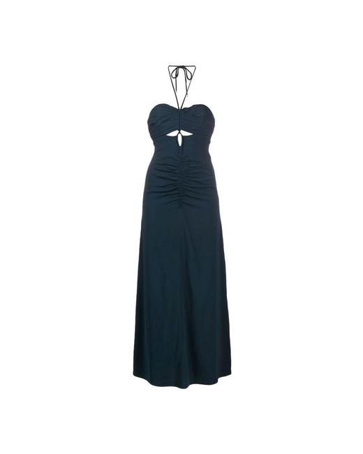 Self-Portrait Blue Midi Dresses