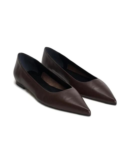 Aeyde Black Ballerina Shoes