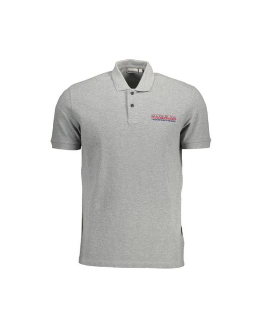 Napapijri Gray Polo Shirts for men