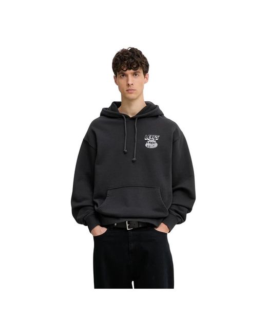 Levi's Hoodies in het Black voor heren