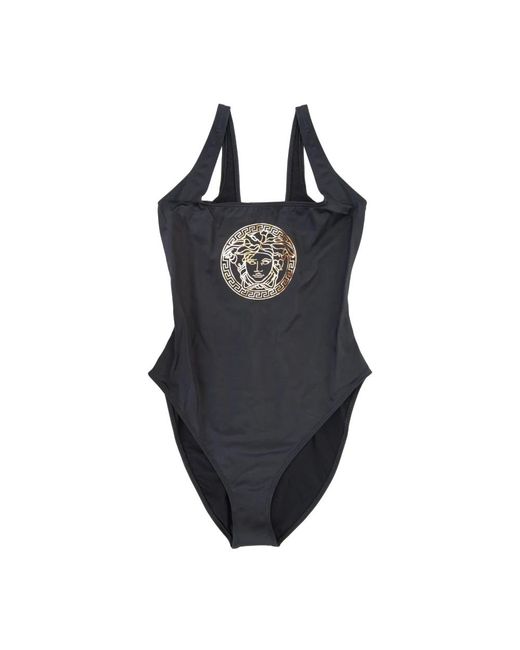 Versace Badmode ,Zwart ,Slip-On Strandbadpak in het Black