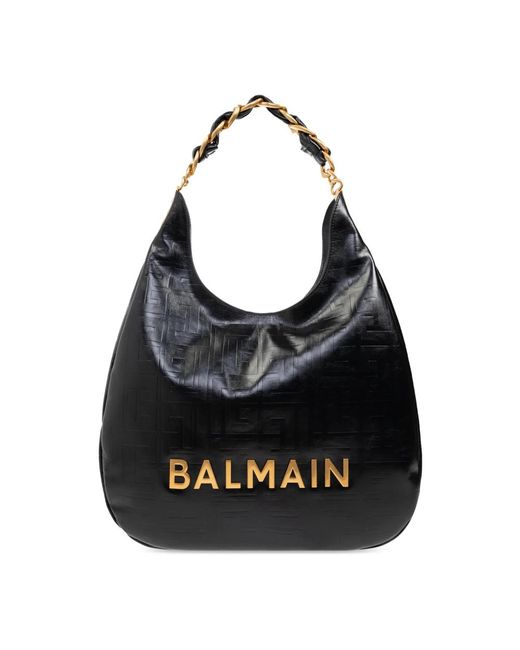 Balmain Shoulder Bags in het Black