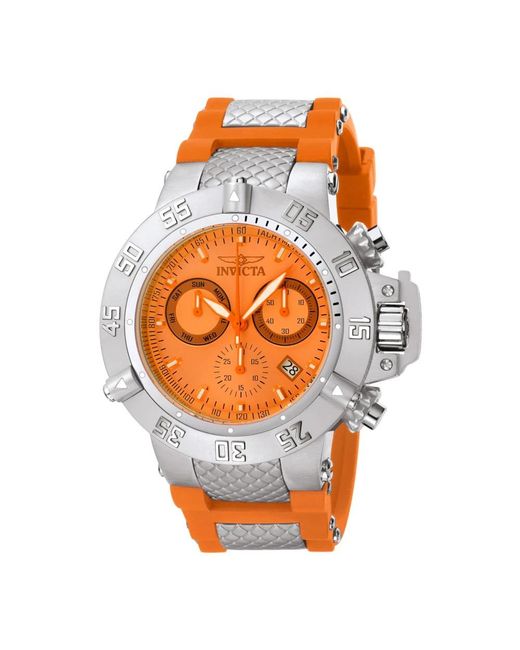 INVICTA WATCH Orange Watches for men