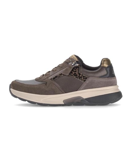 Gabor Brown Rollingsoft Sneaker
