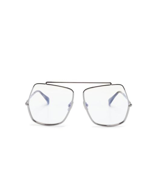 Max Mara Metallic Glasses