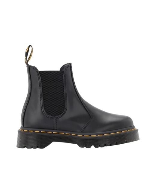 Dr. Martens Black 2976 Smooth Leather Mono Boots