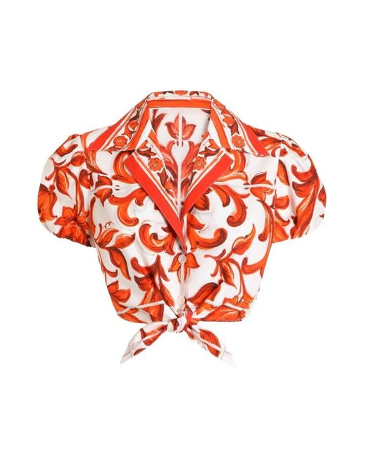 Dolce & Gabbana Red Blouses