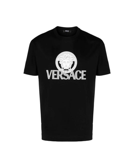 Versace T-Shirt Met Medusa-Print in het Black voor heren