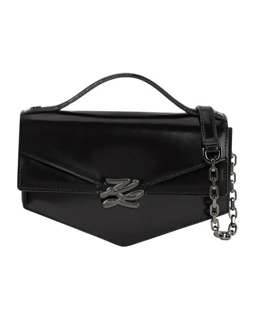 Karl Lagerfeld Black Handbags