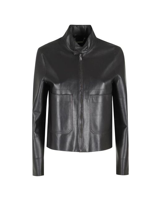 Seventy Black Leather Jackets