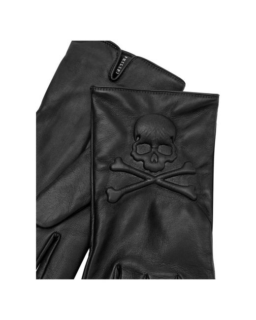 Philipp Plein Gloves in het Black voor heren