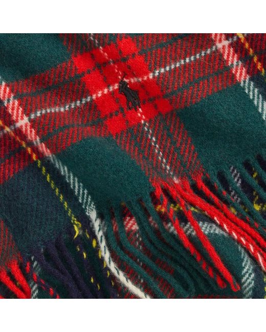 Polo Ralph Lauren Red Winter Scarves