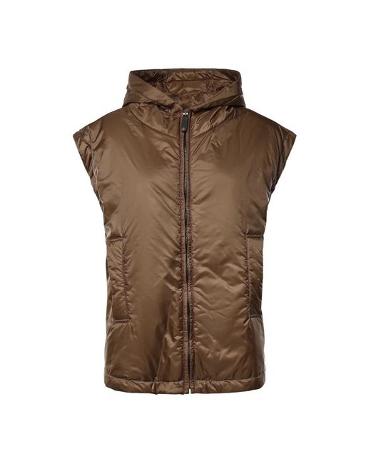 Max Mara Brown Waistcoats
