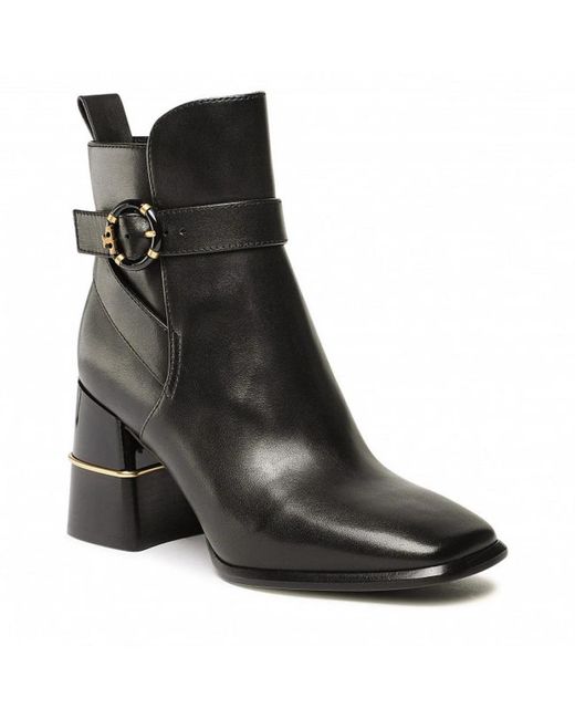 Tory Burch Black Stilvolle Stiefeletten mit Absatz