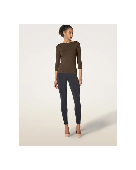 Wolford Brown Long Sleeve T-Shirts