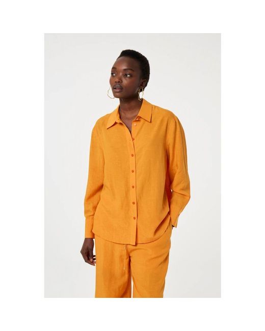 Wide Trousers FABIENNE CHAPOT de color Orange