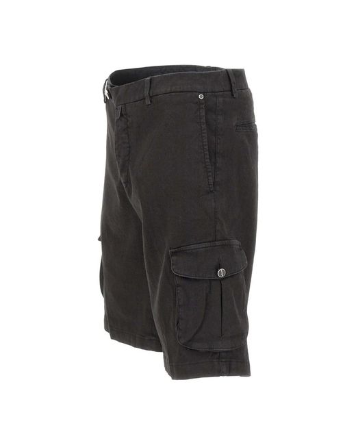 Kiton Black Casual Shorts for men