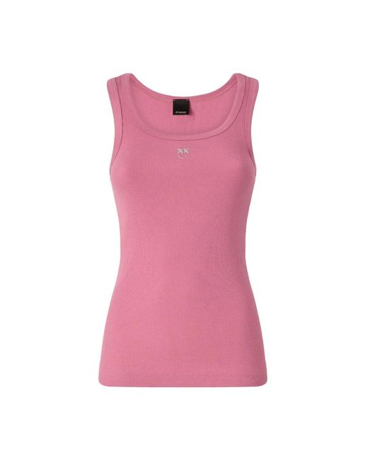 Pinko Pink Sleeveless Tops
