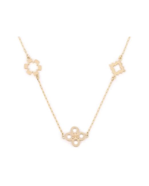 Necklaces di Tory Burch in Metallic