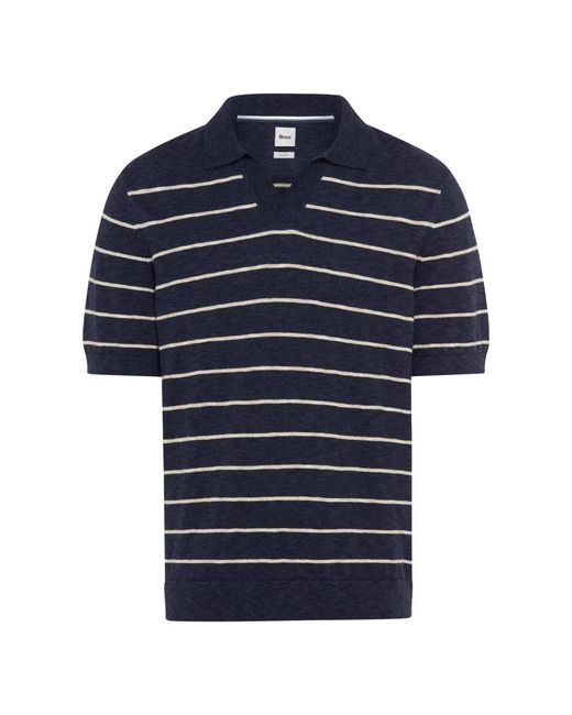 Brax Pascal Polo in het Blue voor heren