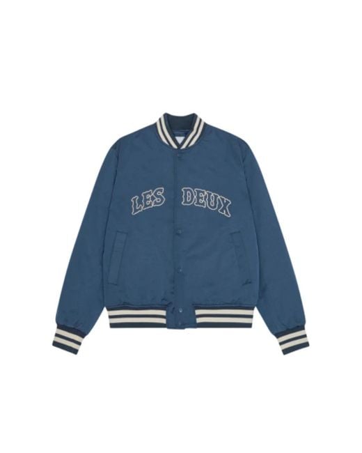 Les Deux Blue Bomber Jackets for men