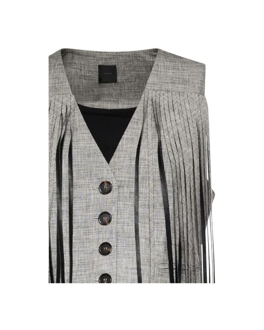 Pinko Gray Vests