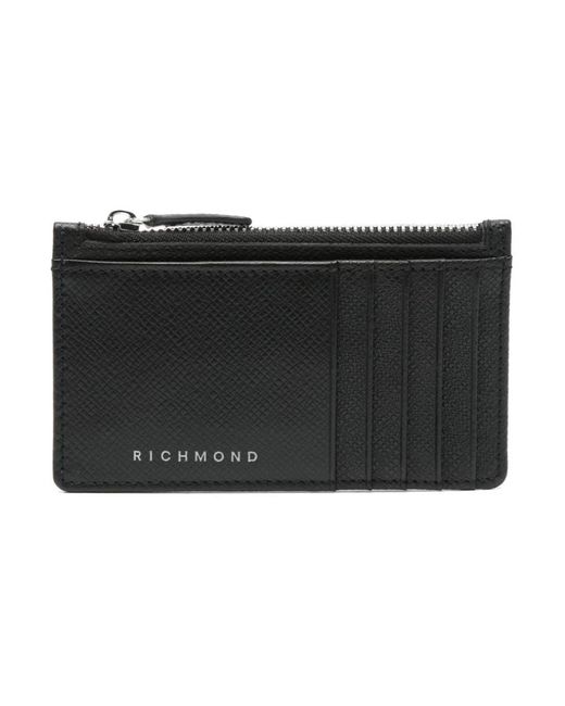 Wallets & Cardholders di John Richmond in Black da Uomo