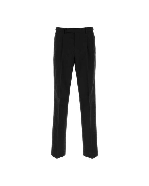 PT Torino Black Suit Trousers for men