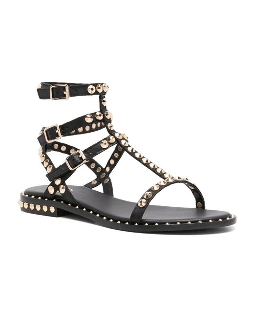 Ash Metallic Flat Sandals