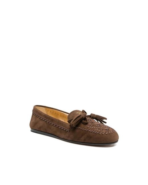 Prada Brown Loafers