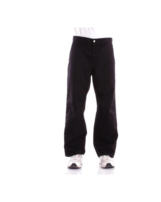 Carhartt Black Straight Jeans for men