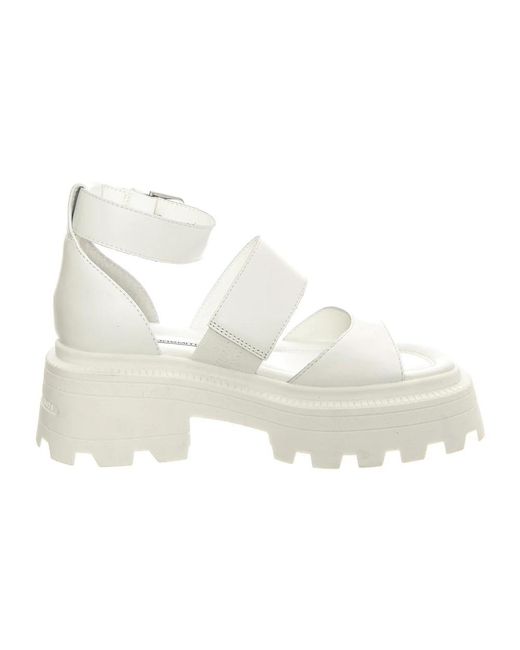 Windsor Smith White Flache Sandalen