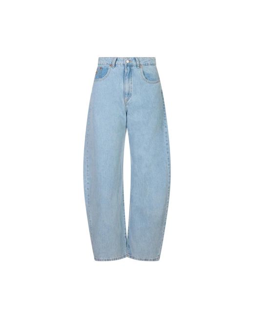 Lois Dali Wide Jeans in het Blue