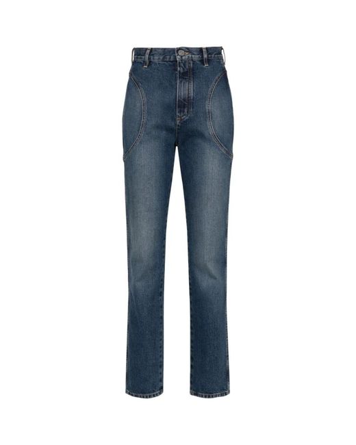 Alaïa Blue Slim-Fit Jeans