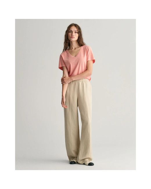 Gant Natural Wide Trousers