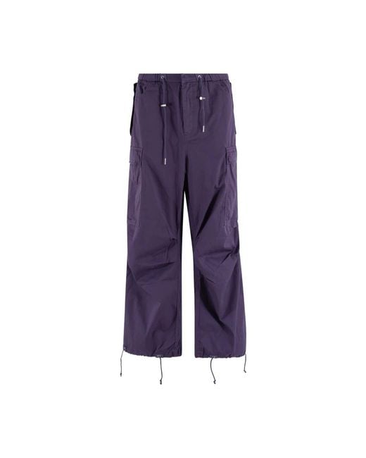 Bluemarble Purple Wide Trousers for men