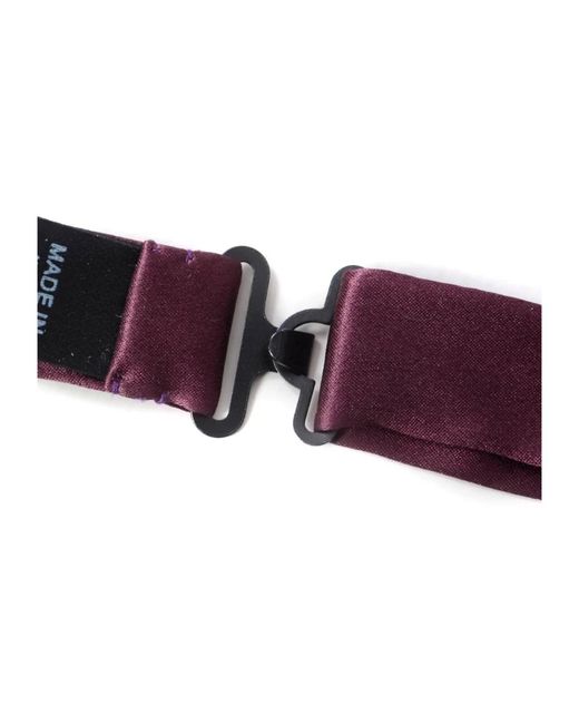 Dolce & Gabbana Purple Bow Ties for men
