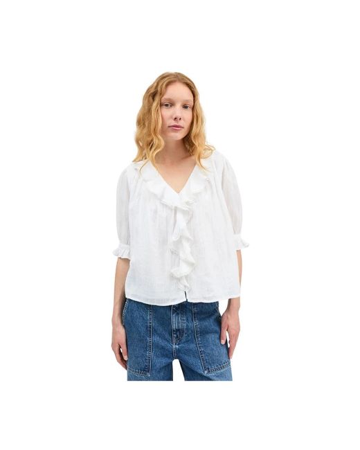 Skall Studio Clea Blouse in het White