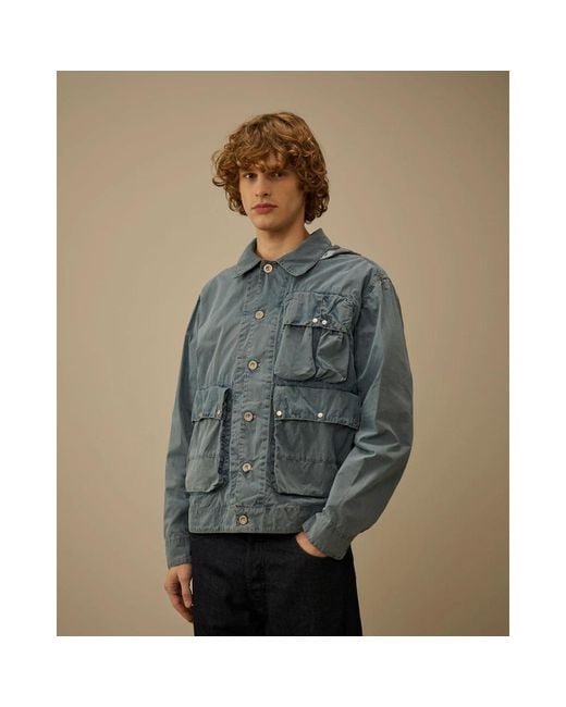 C P Company Gray Light Jackets for men