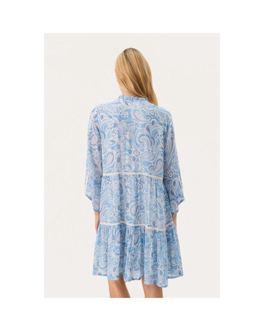 Part Two Blue Short Dresses