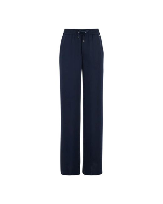 Herno Blue Drawstring Tech Pants