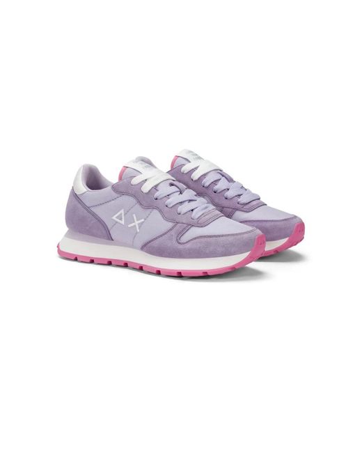 Sun 68 Purple Sneakers