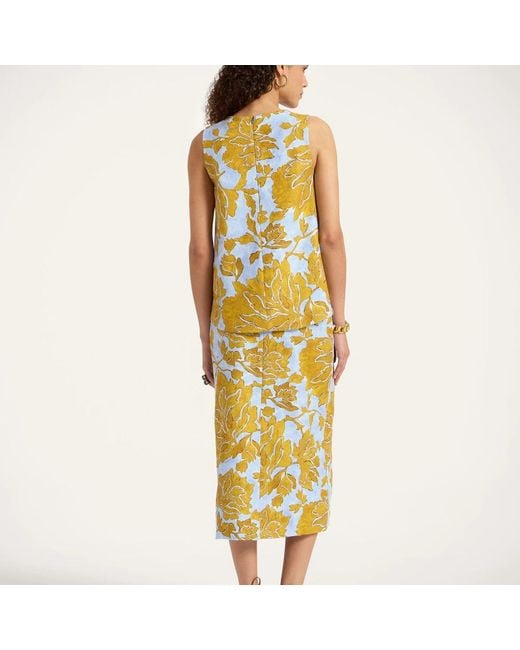 Midi Skirts LaDoubleJ de color Metallic